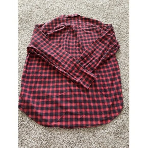 Vintage Tommy Hilfiger Shirt Mens Plaid Button Up Striped Crest Y2K Size XL - Picture 14 of 14